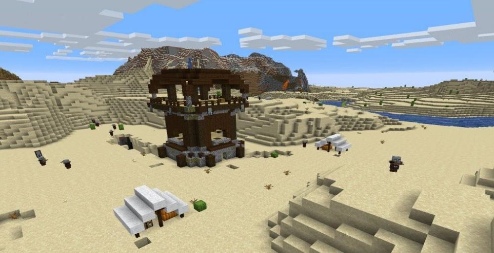 Minecraft постройки в игре