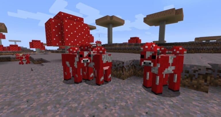 Грибная корова Minecraft гайд
