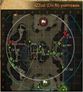 Танк Т-34-85 в бою на карте