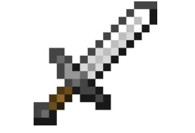 Железный меч Майнкрафт